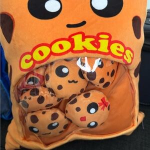 Brand New Cookie Pillow comes with mini cookies inside. All ages.